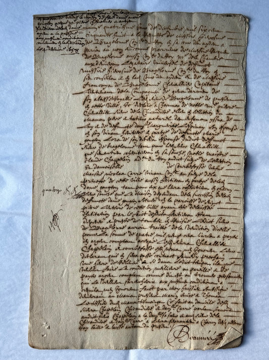 1658 French Manuscript