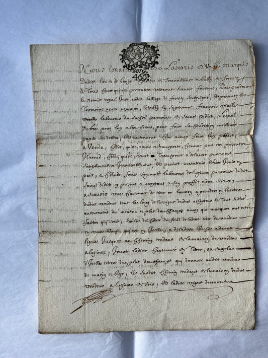 1657 French Manuscript