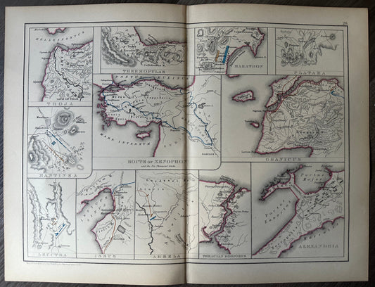 1856 Classical World Atlas Maps