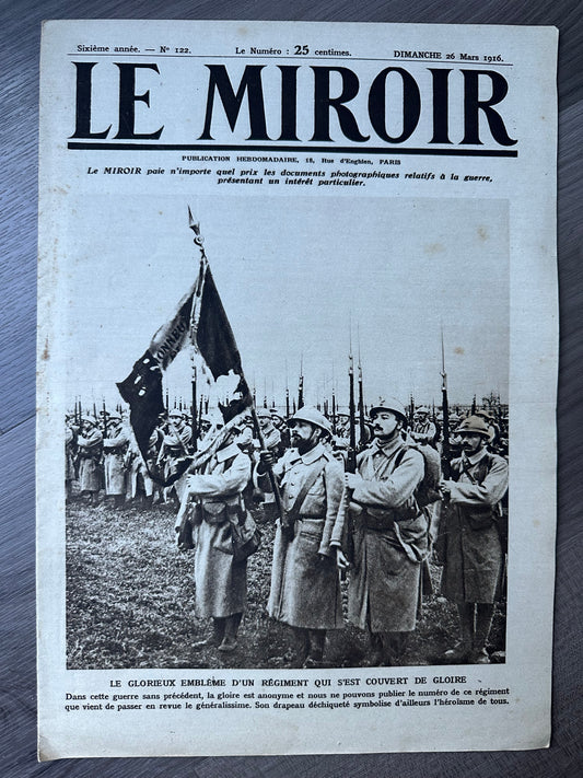 1916 Issue "Le Miroir"