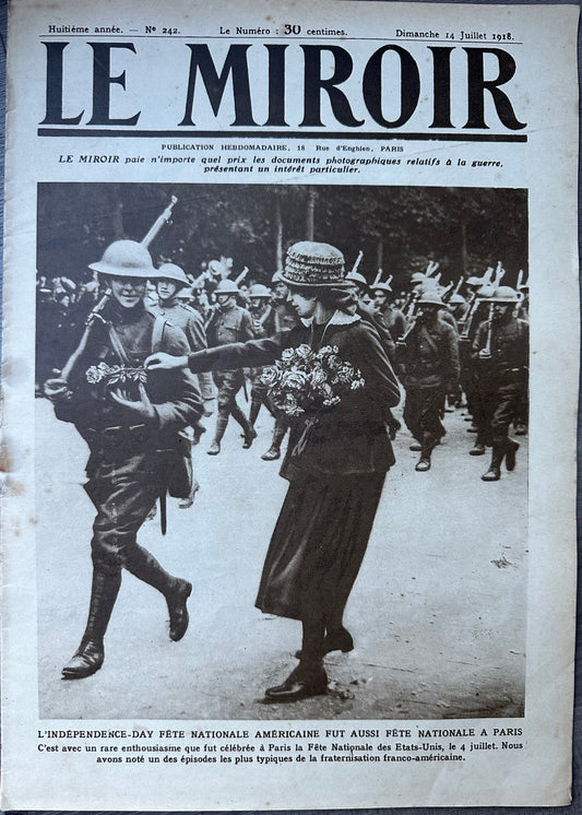 1918 Issue "Le Miroir"
