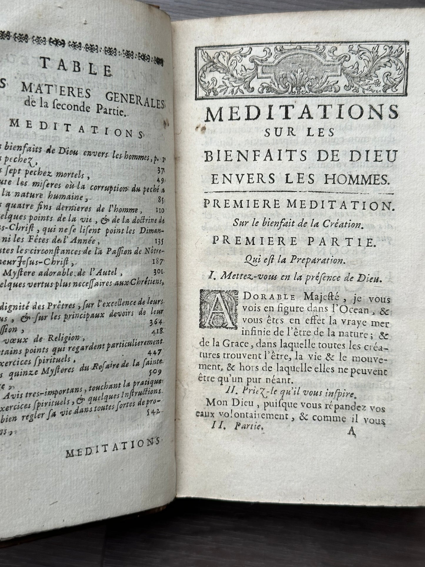 1704 French Religion Book