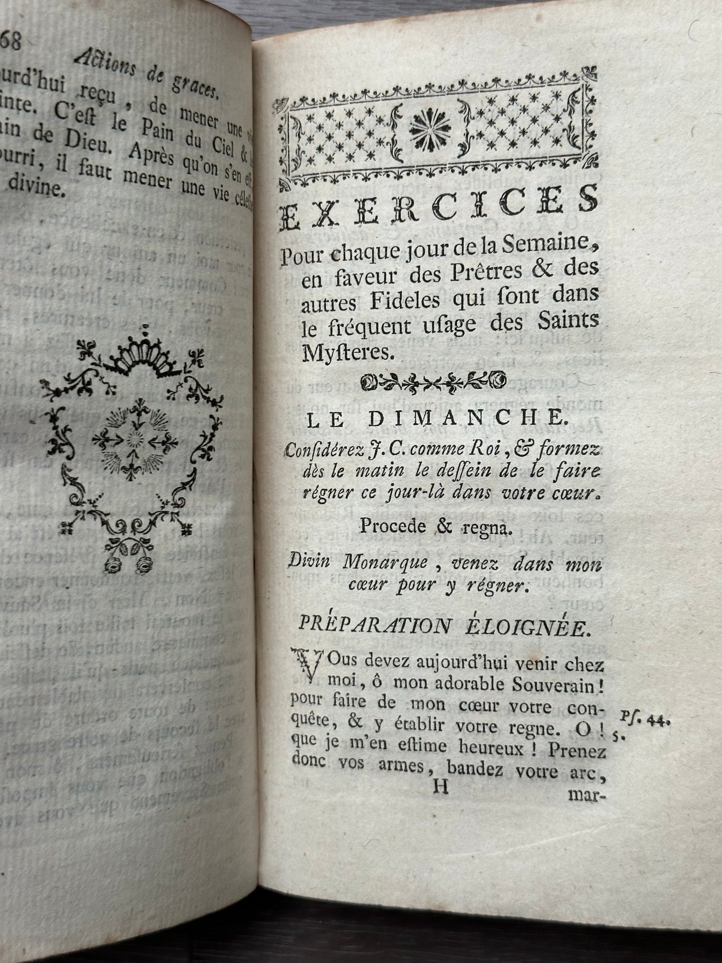 1772 French Religion Book