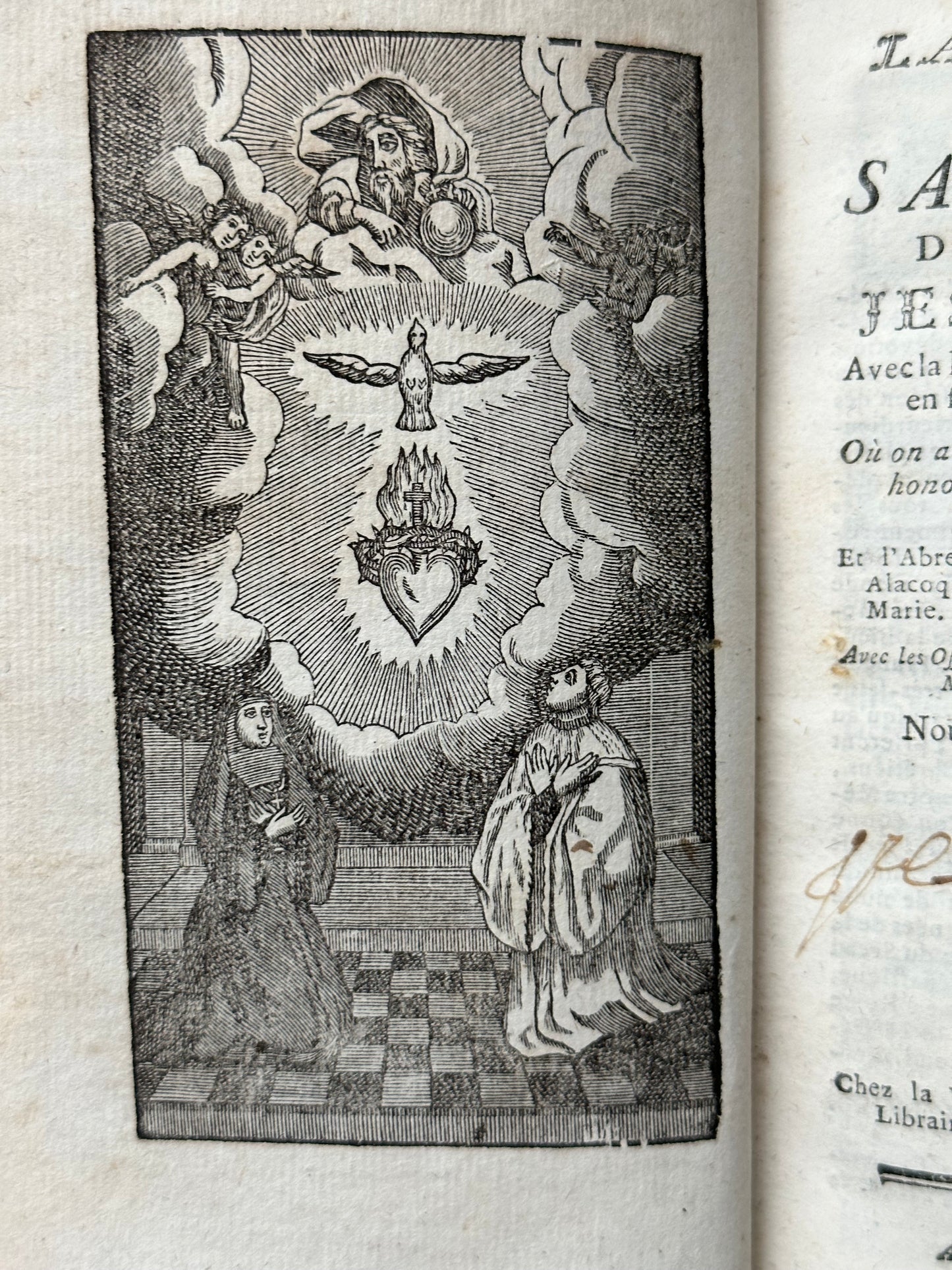 1767 French Sacred Heart Book