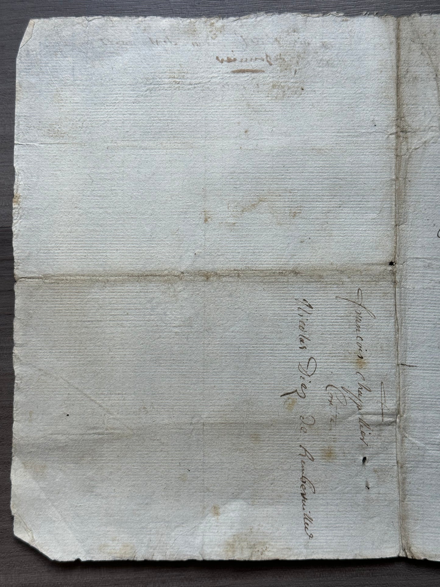 1773 French Manuscript