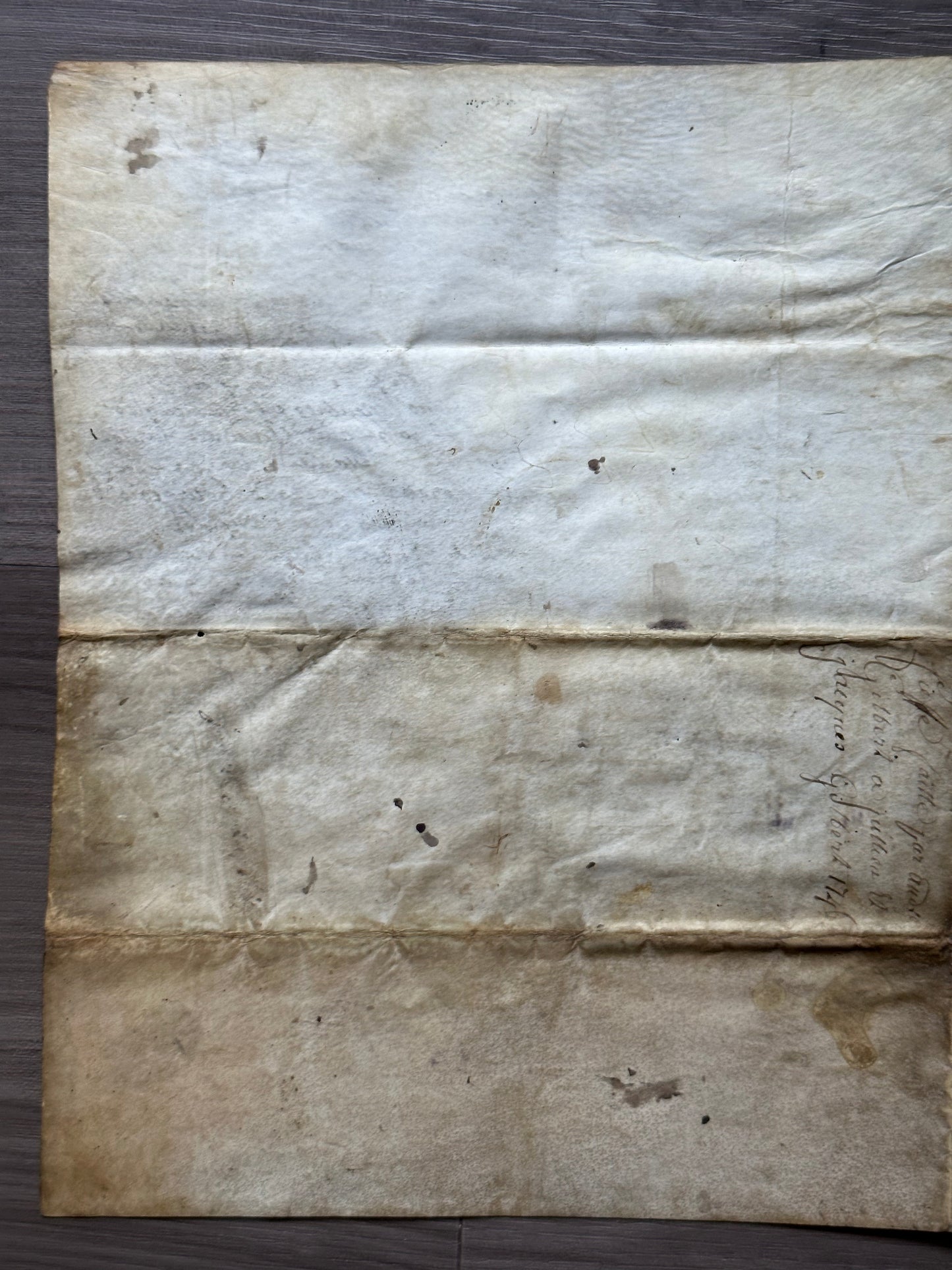 1757 French Parchment