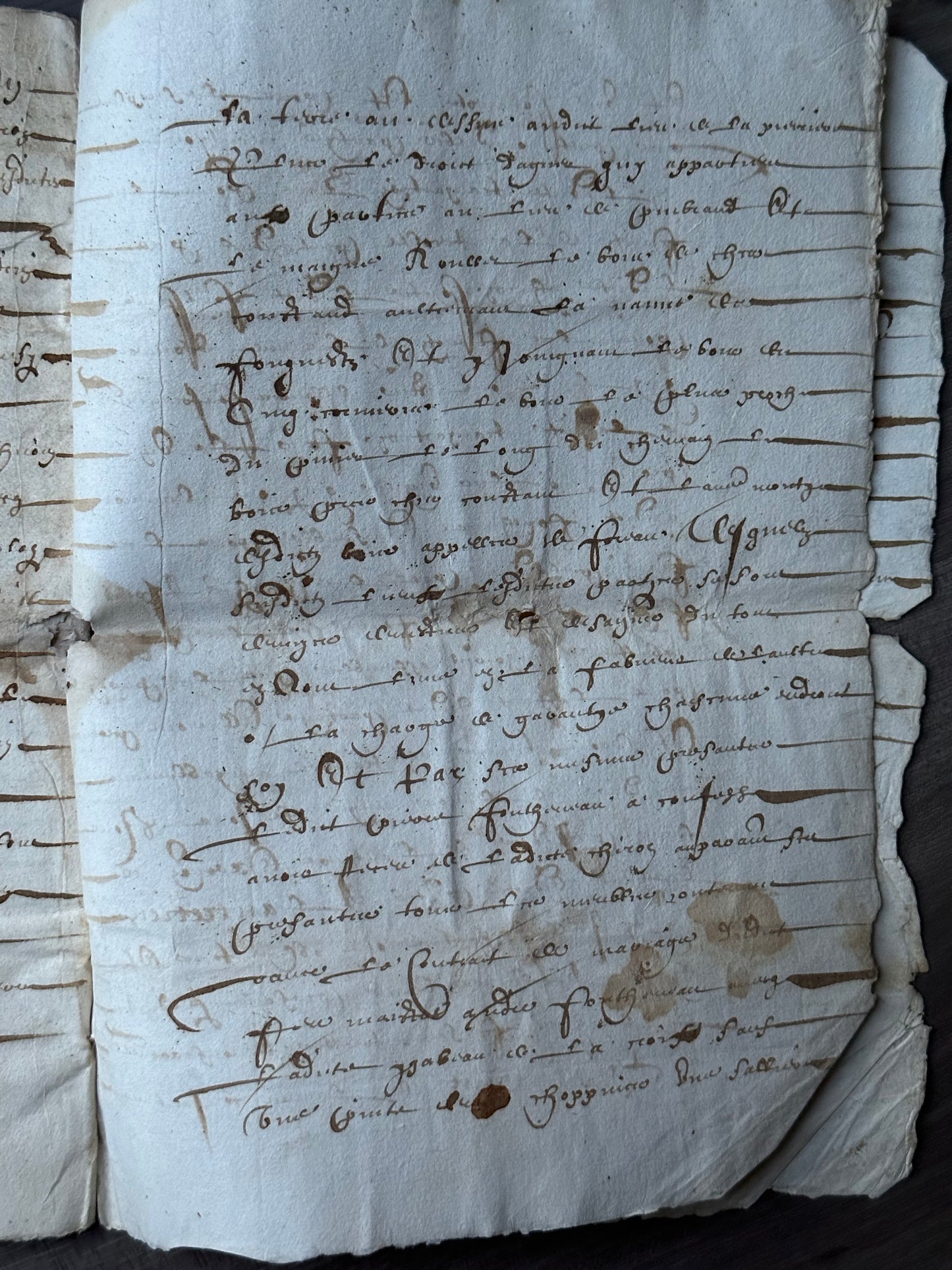 1637 French Manuscript