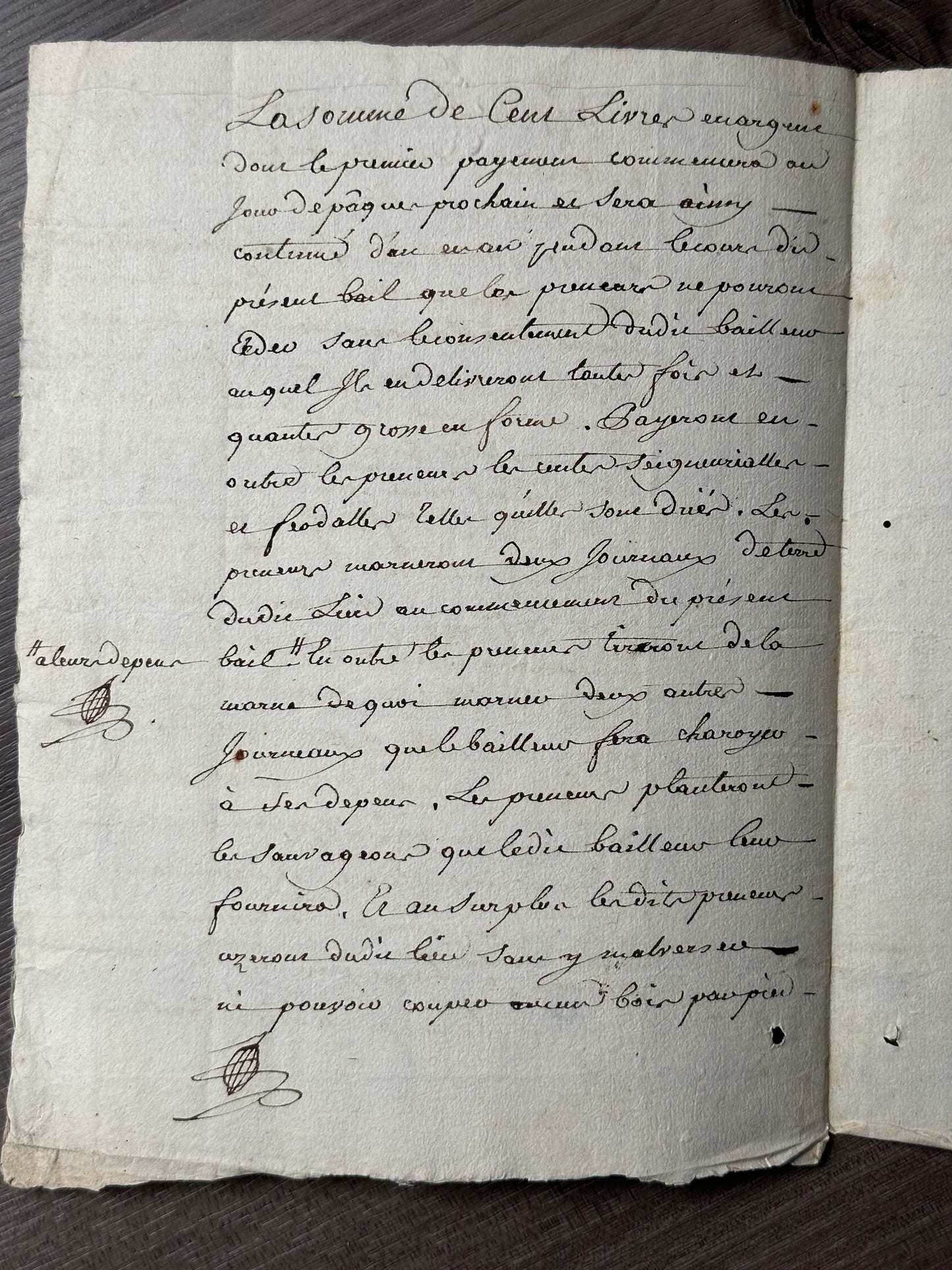 1779 French Manuscript