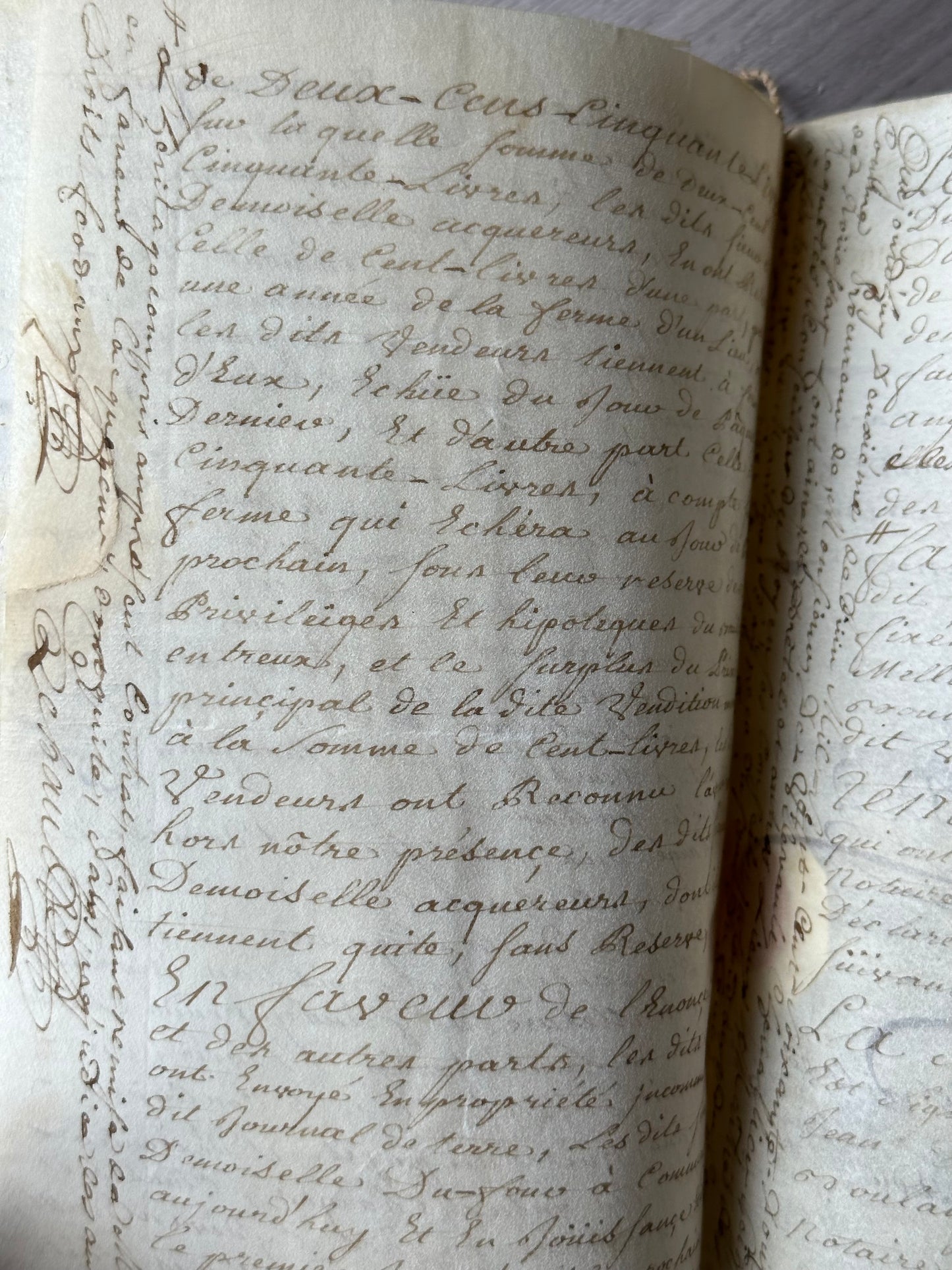 1772 French Vellum with Seal