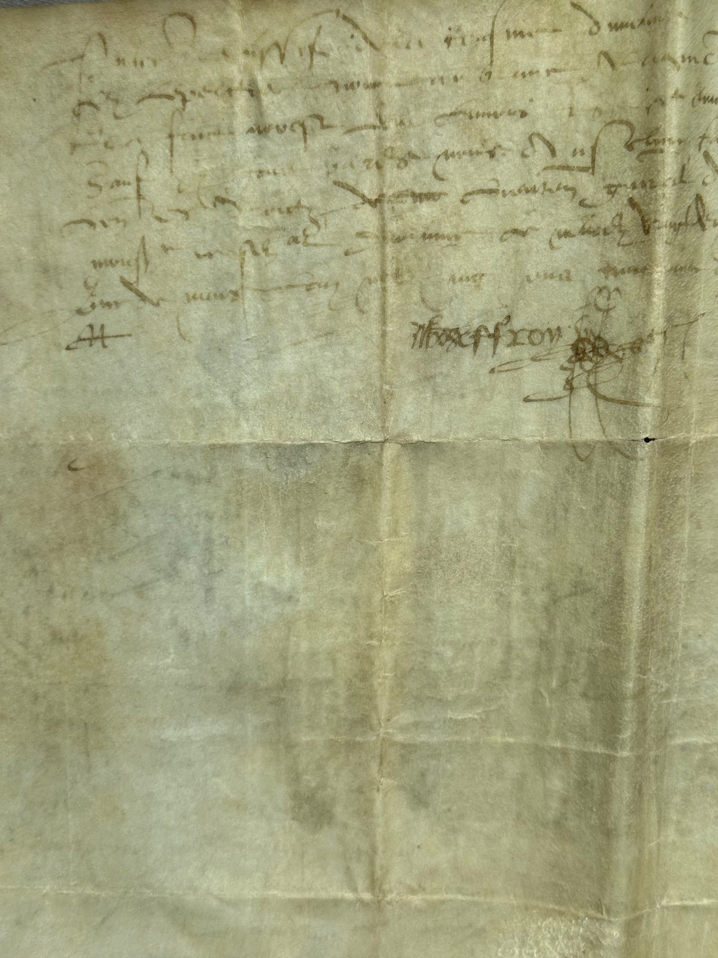 1551 French Vellum Manuscript