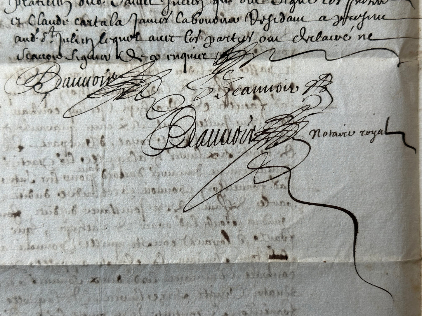 1663 French Manuscript