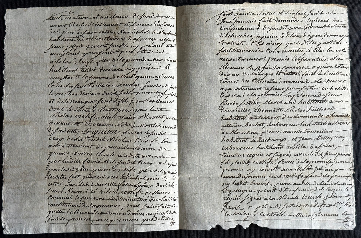 1762 French Manuscript