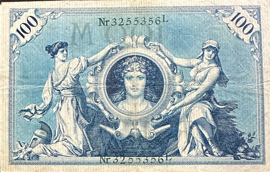 German Empire Paper Currency: 1908