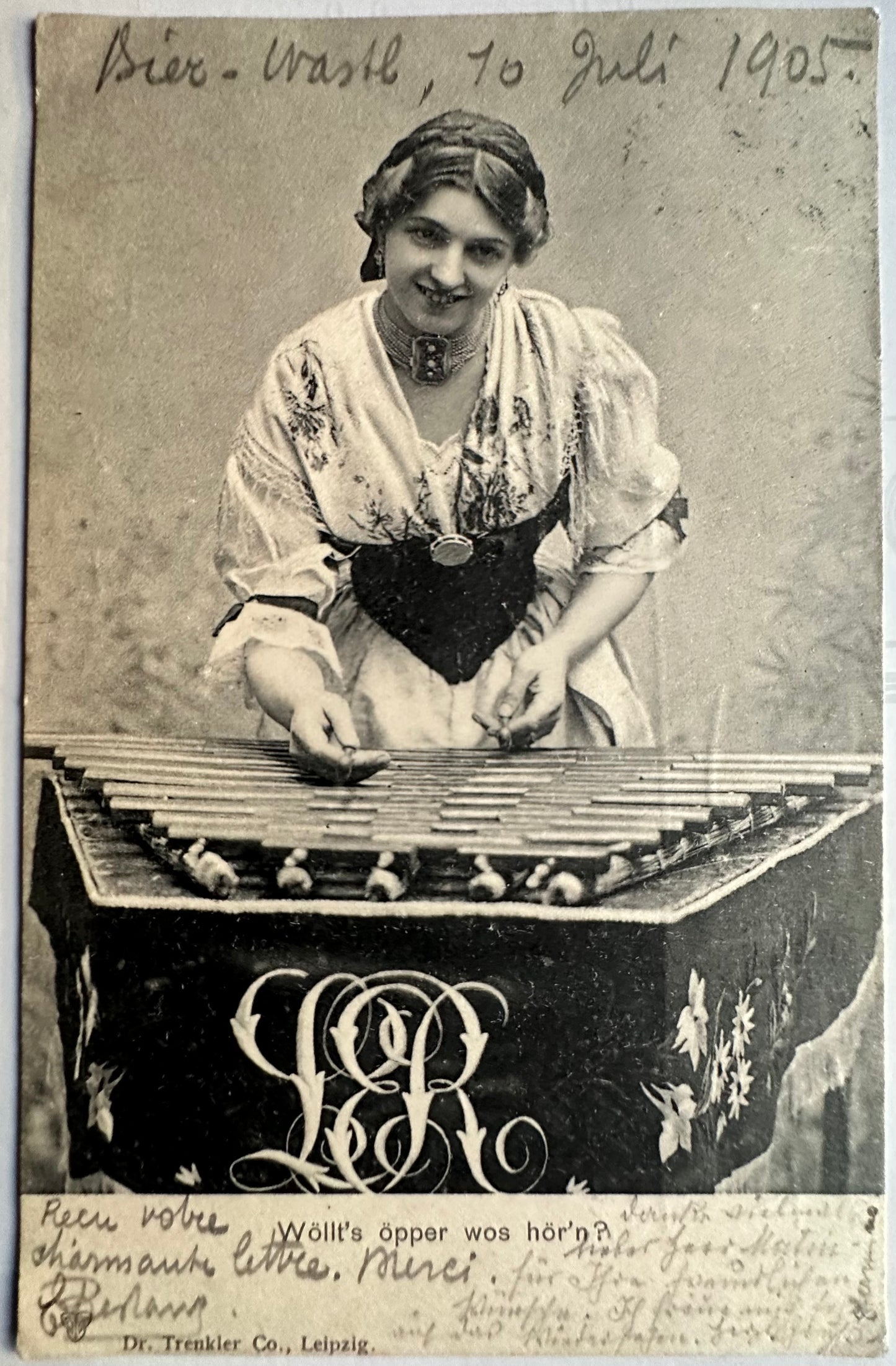 1905 Postcard of a Luxembourgish Woman