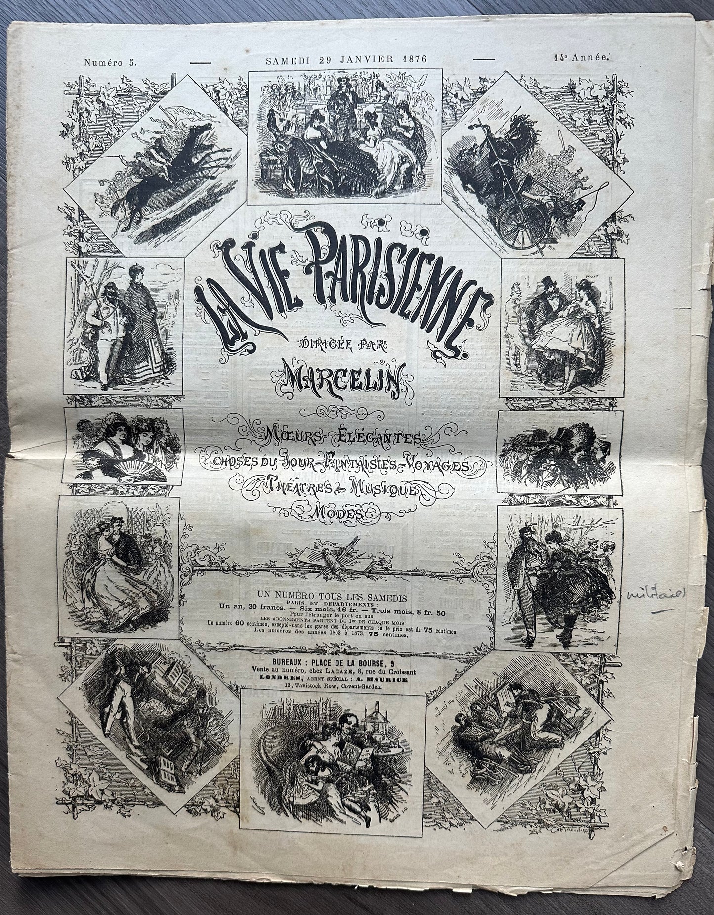 1870 La Vie Parisienne - January 29