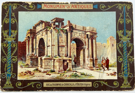 French Postcard of Ruins of Caracalla