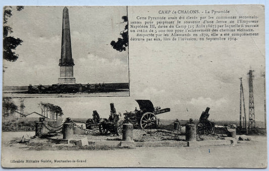 1914 French Postcard of Egyptian Military Installation