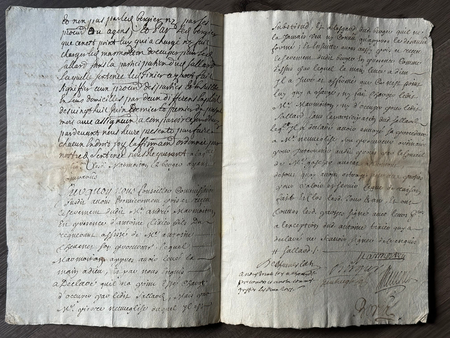 1701 French Manuscript