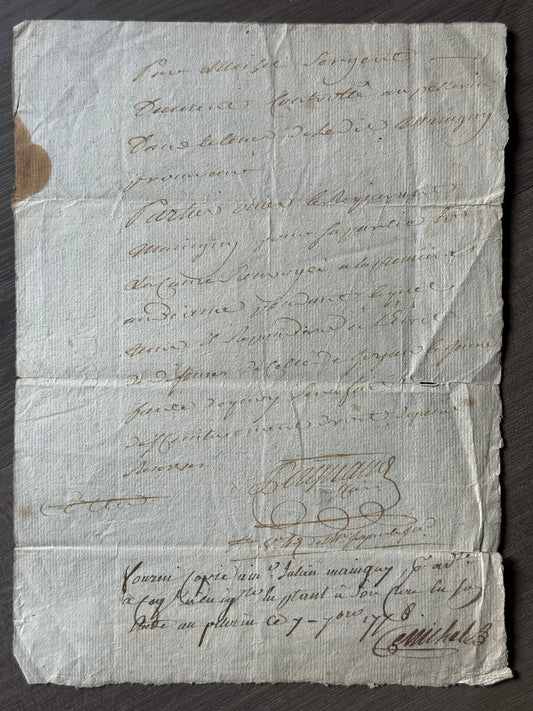 1776 French Manuscript