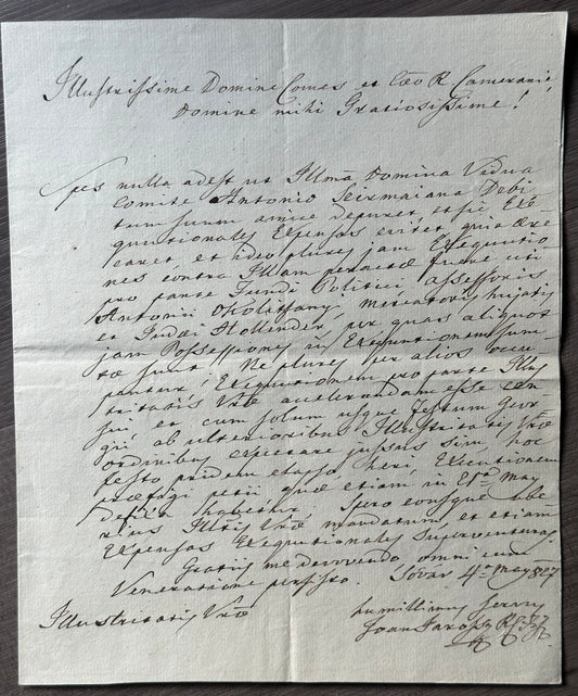 1827 French Manuscript