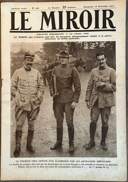 1917 Issue "Le Miroir"