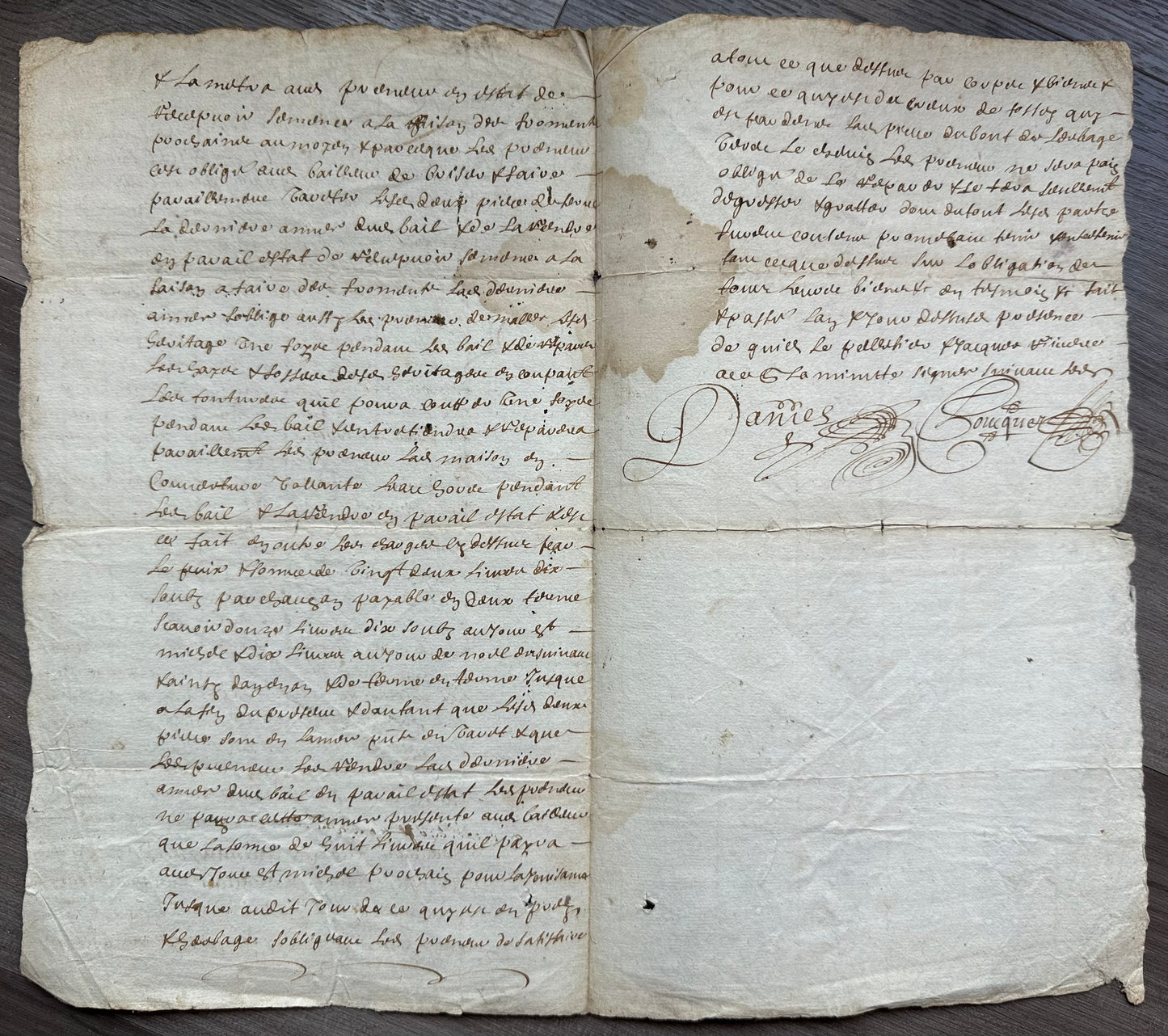 1670 French Manuscript