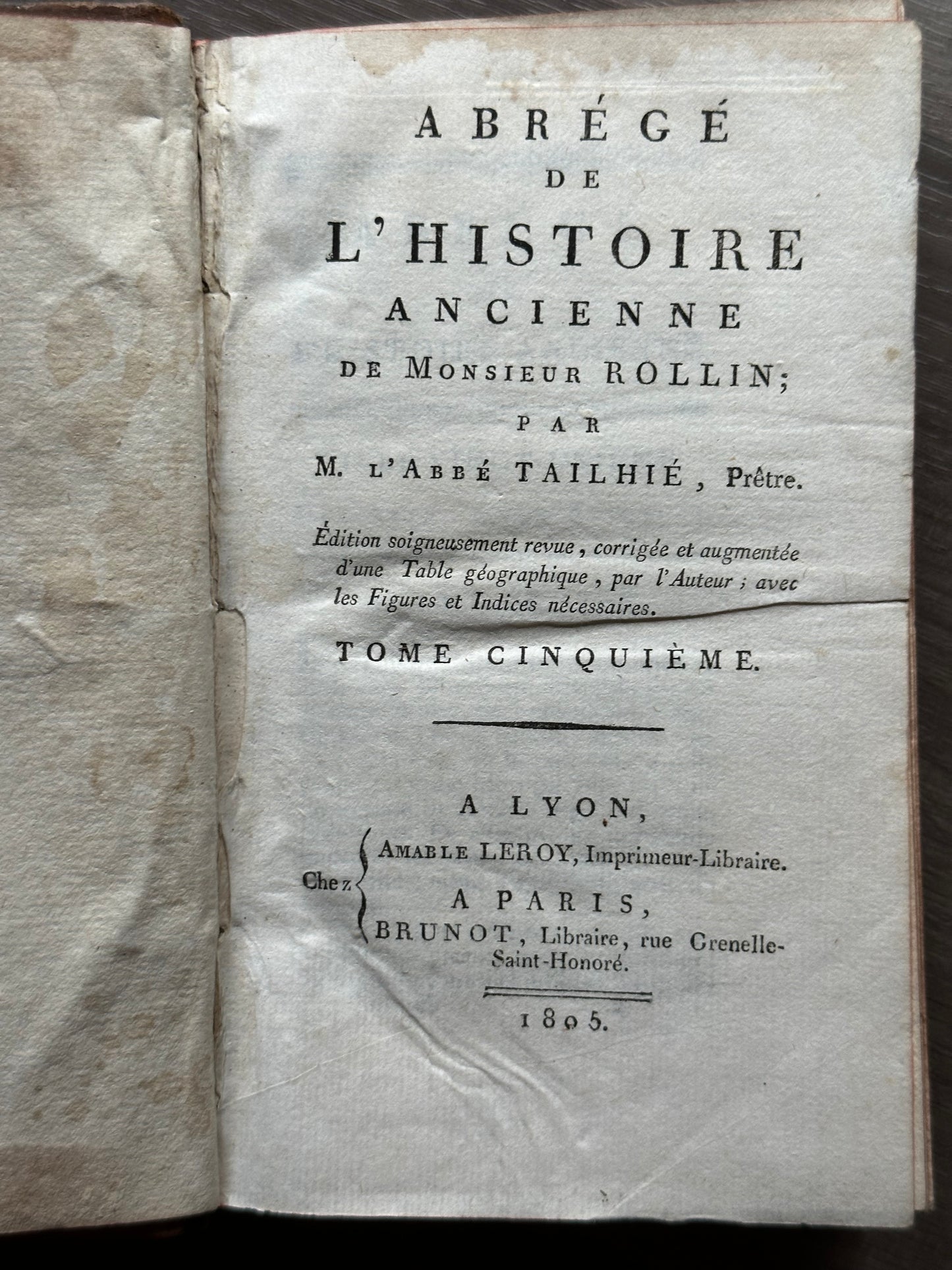 1805 Abbreviated History of the Ancient World