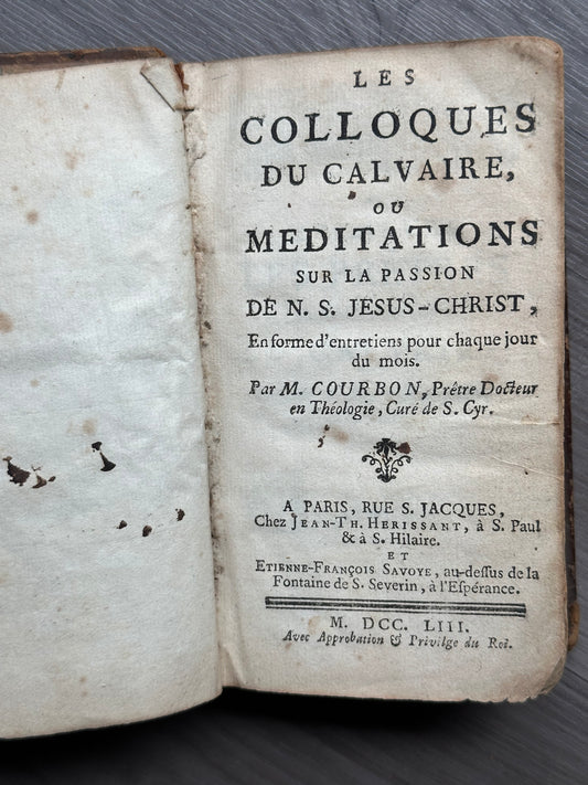 1753 Conference on the Crucifixion