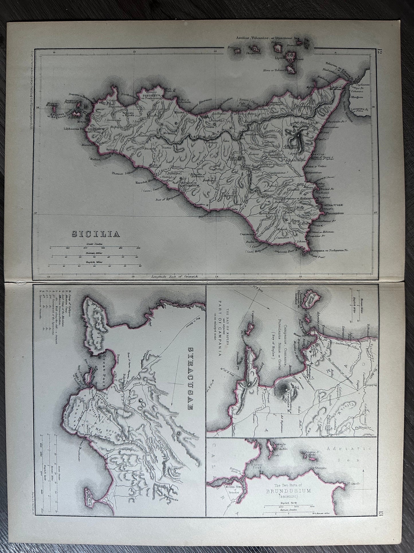 1856 Classical World Atlas Maps