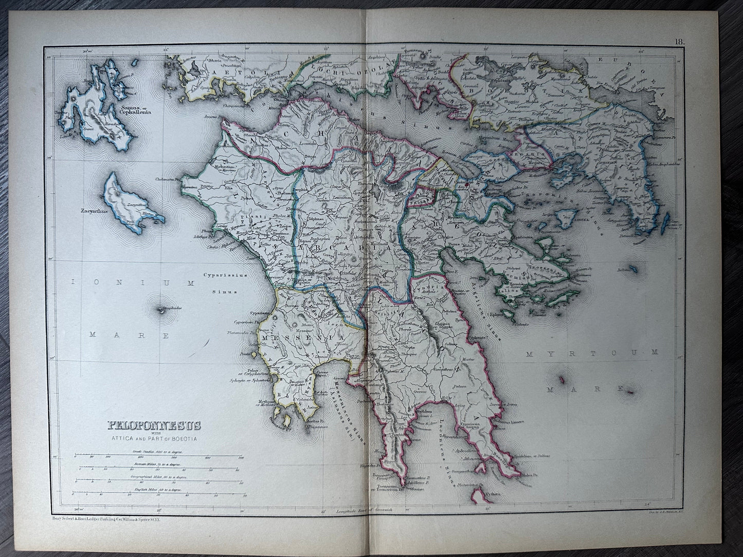 1856 Classical World Atlas Maps