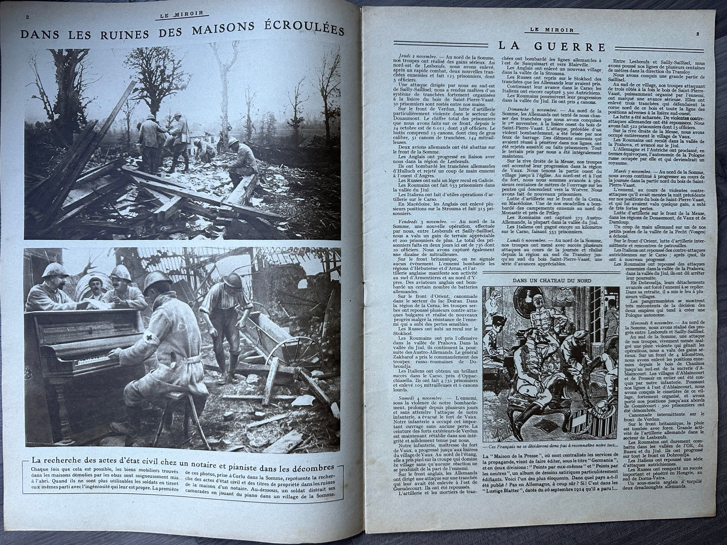 1916 Issue "Le Miroir" - Violin