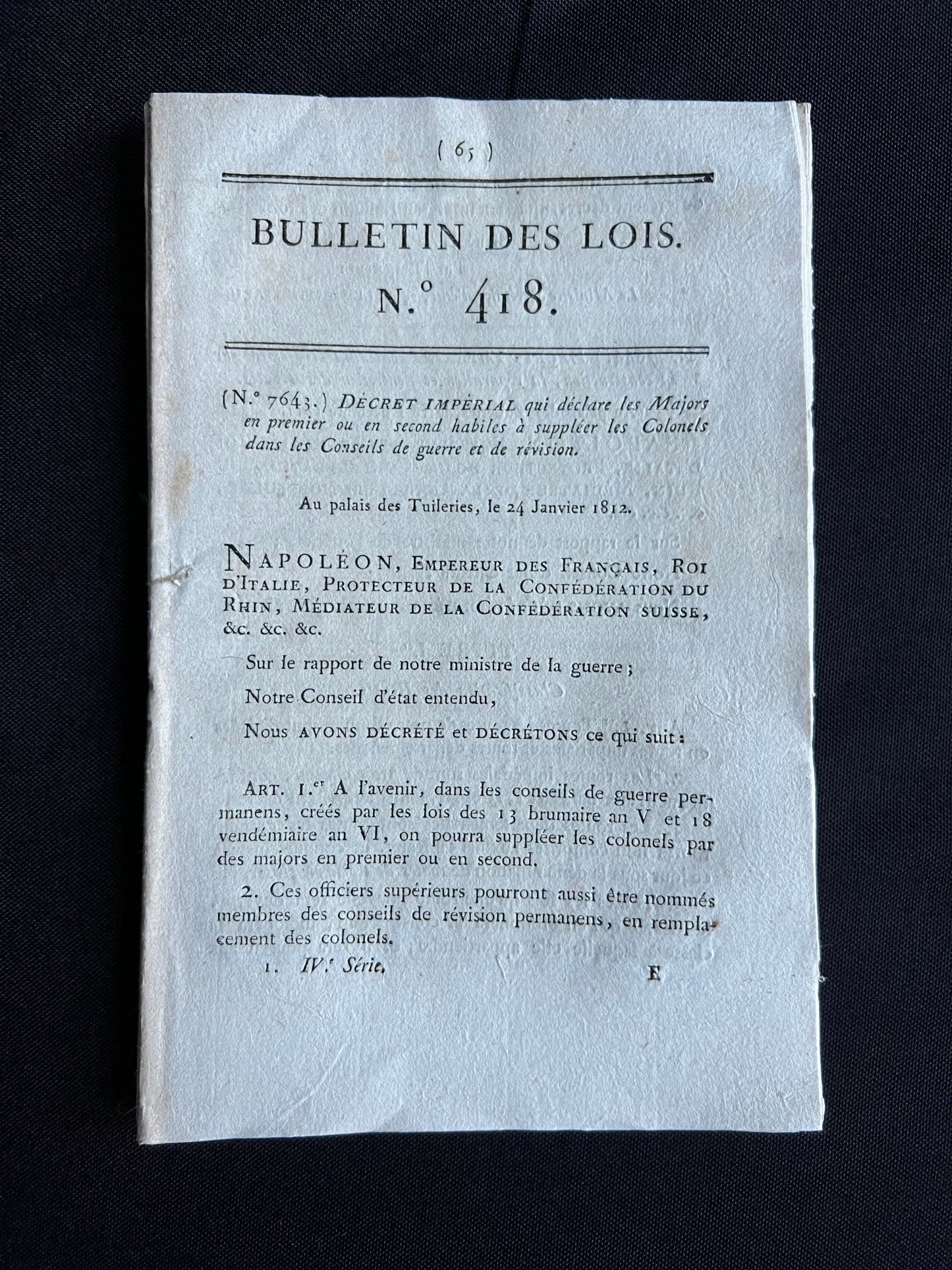 French Revolution Legal Decrees