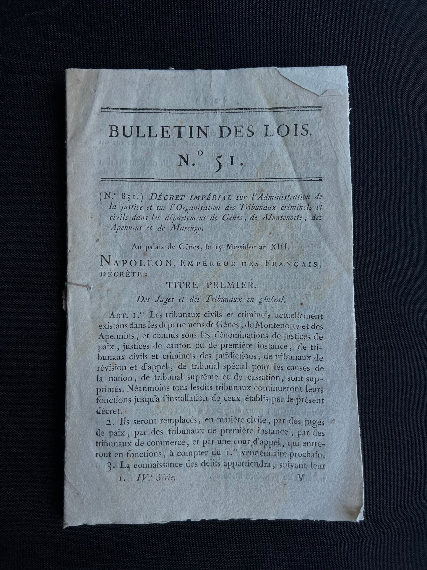 French Revolution Legal Decrees