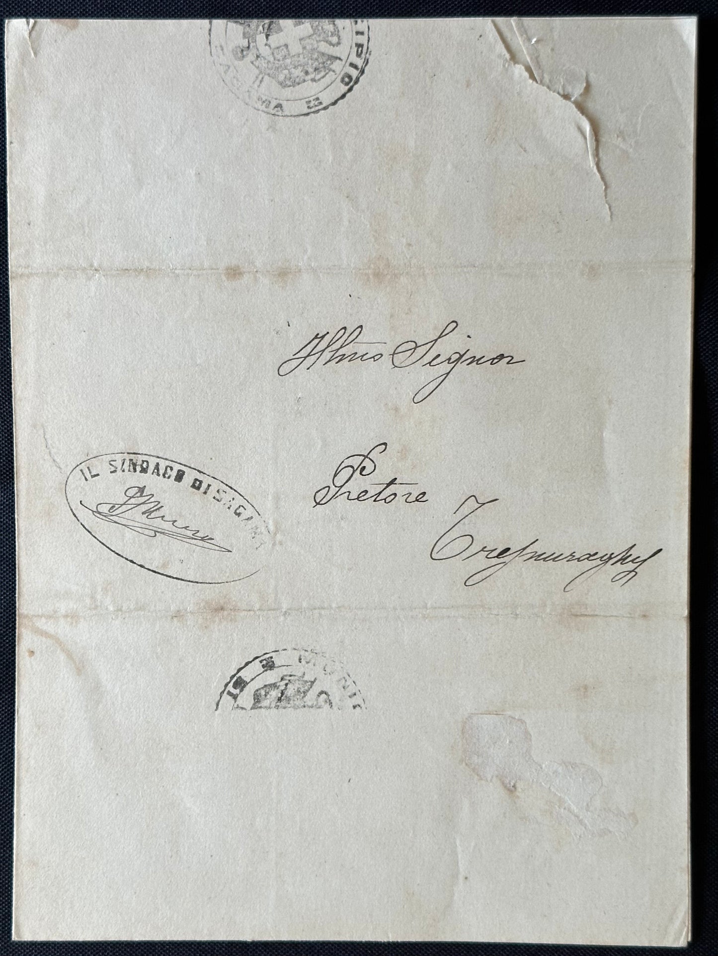 Italian Missing Persons Manuscript: Sagama
