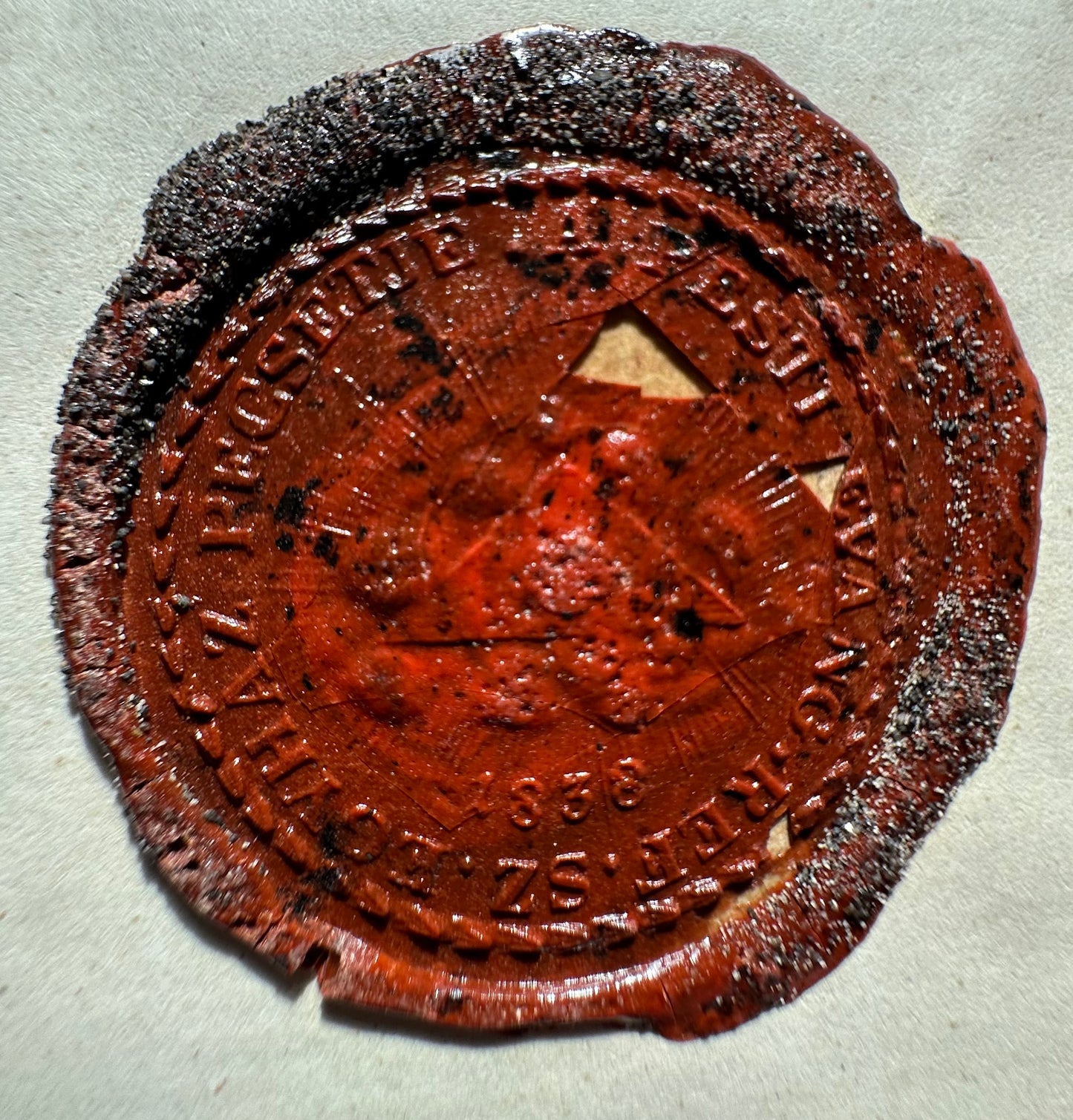 1871 Hungarian Wax Stamped Letter