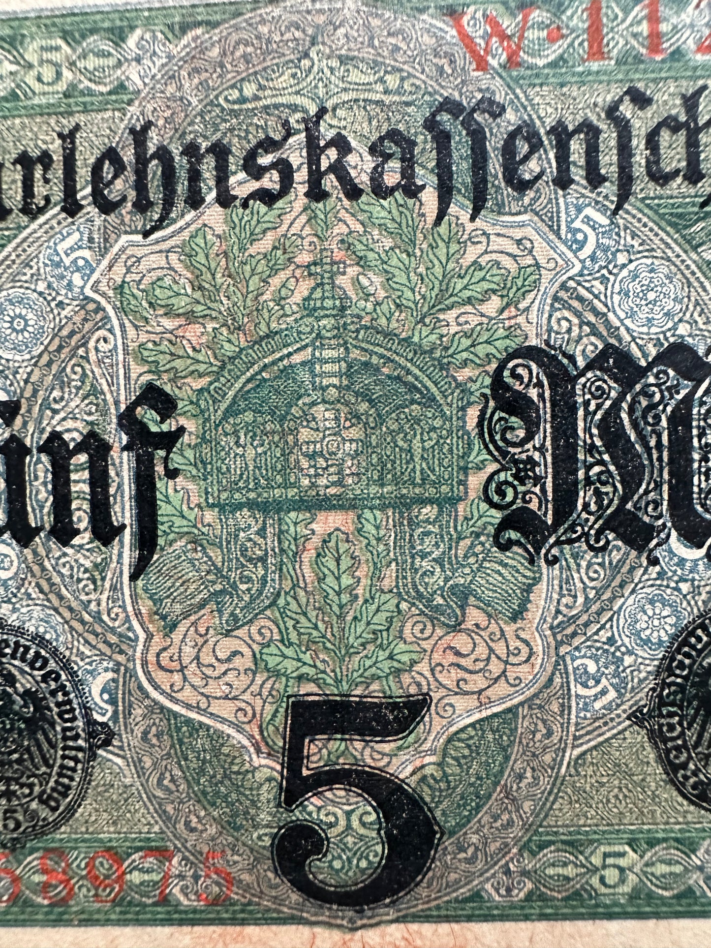 German Empire Paper Currency: 1908