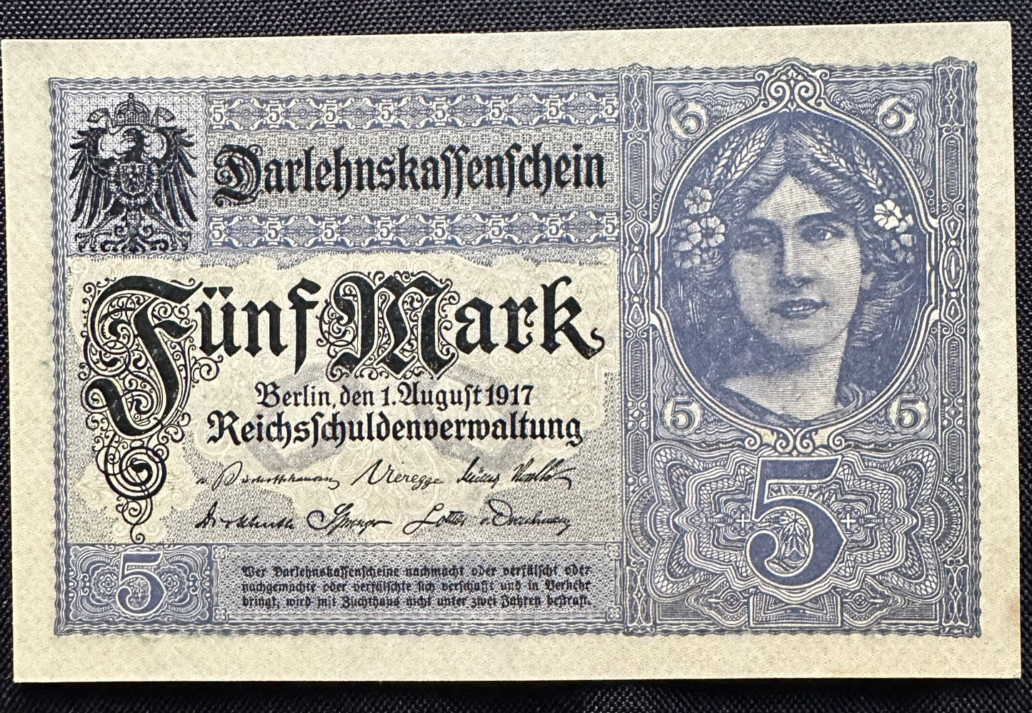 German Empire Paper Currency: 1908