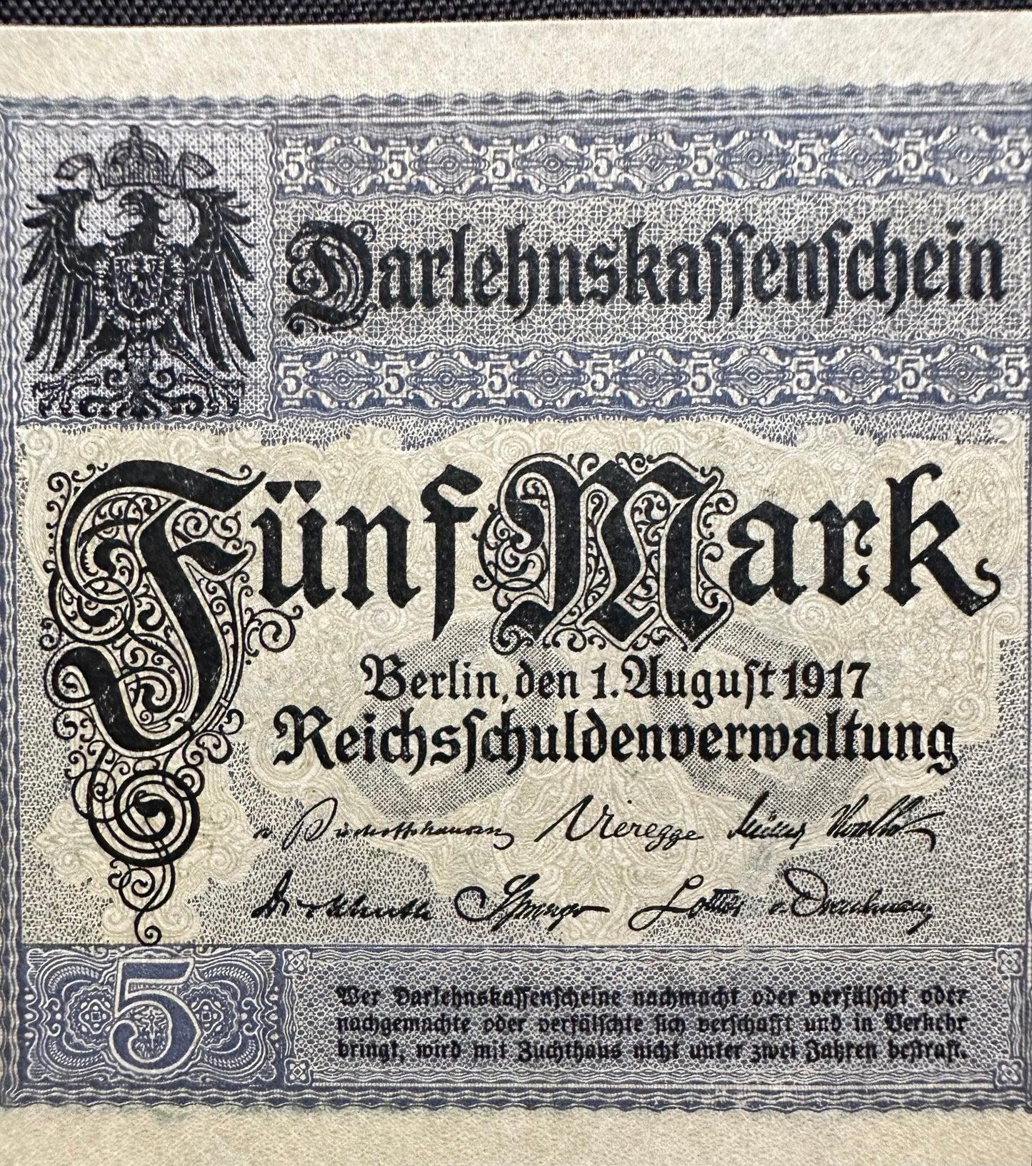 German Empire Paper Currency: 1908