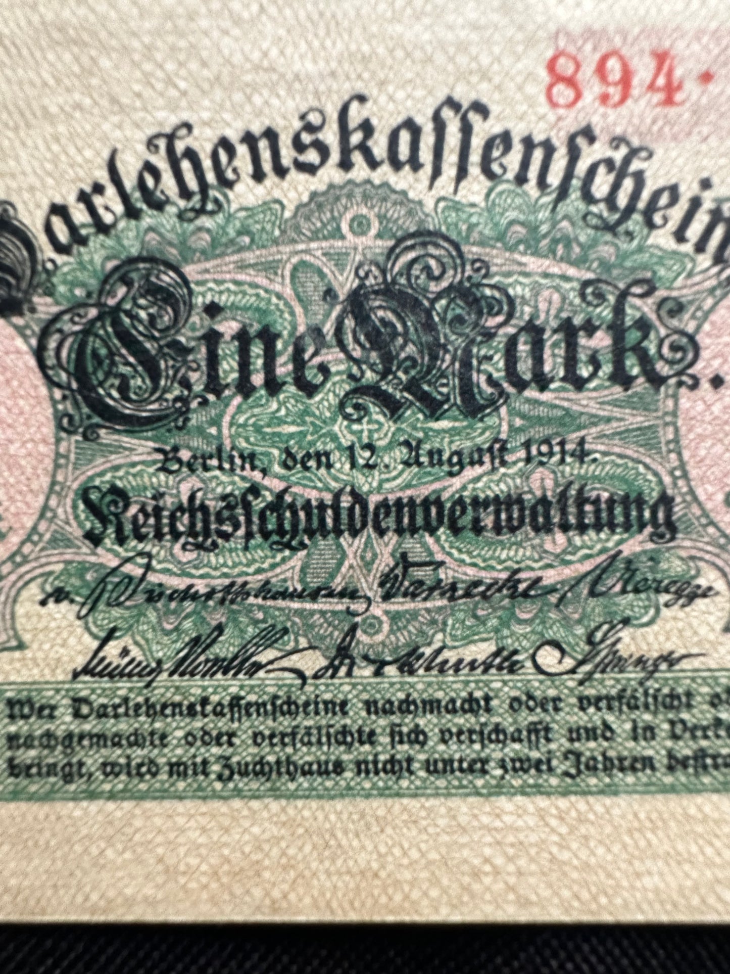 German Empire Paper Currency: 1908