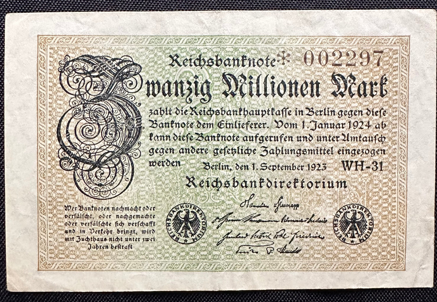 Weimar Republic Paper Currency