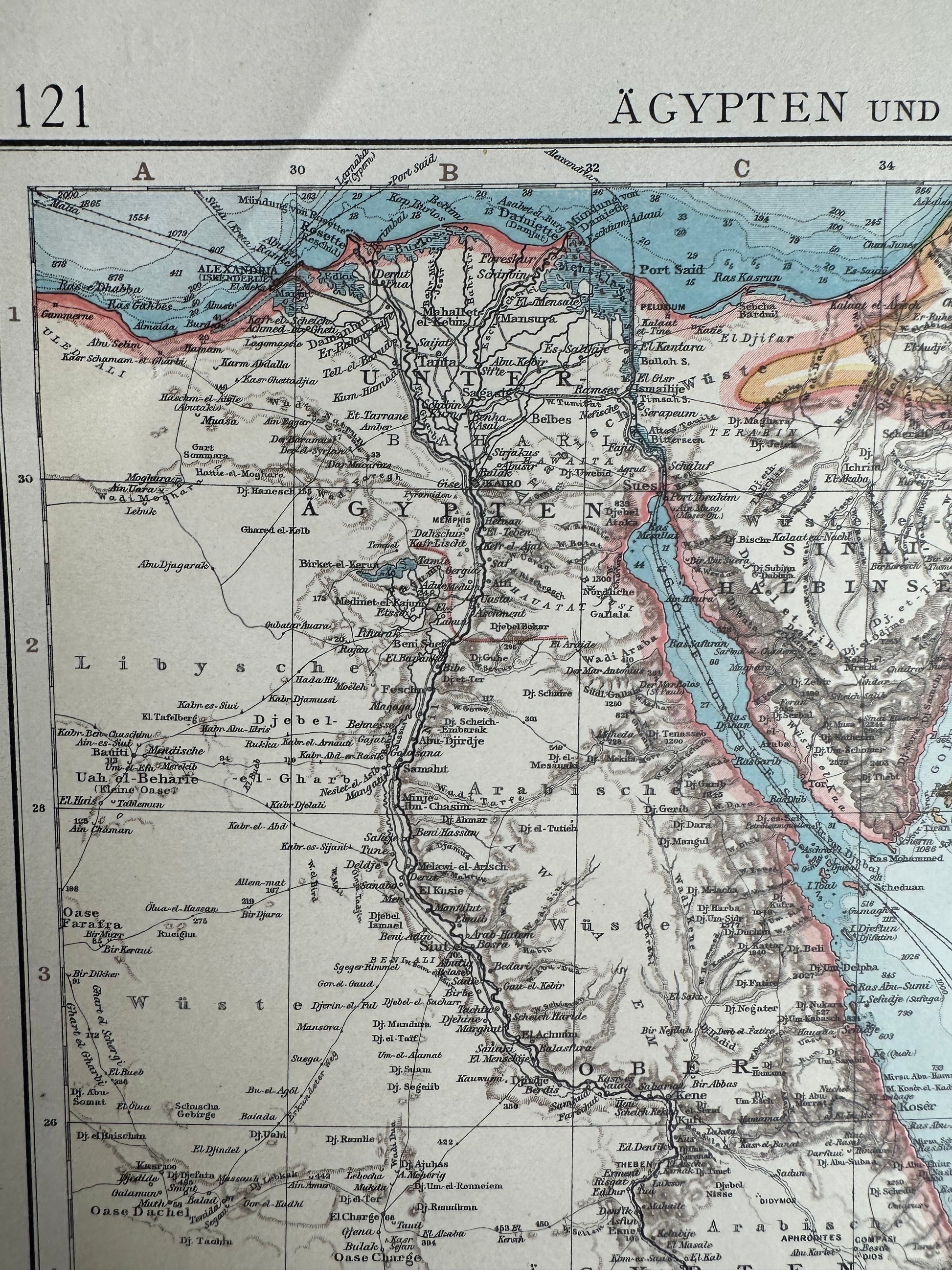 map of egypt and nubia