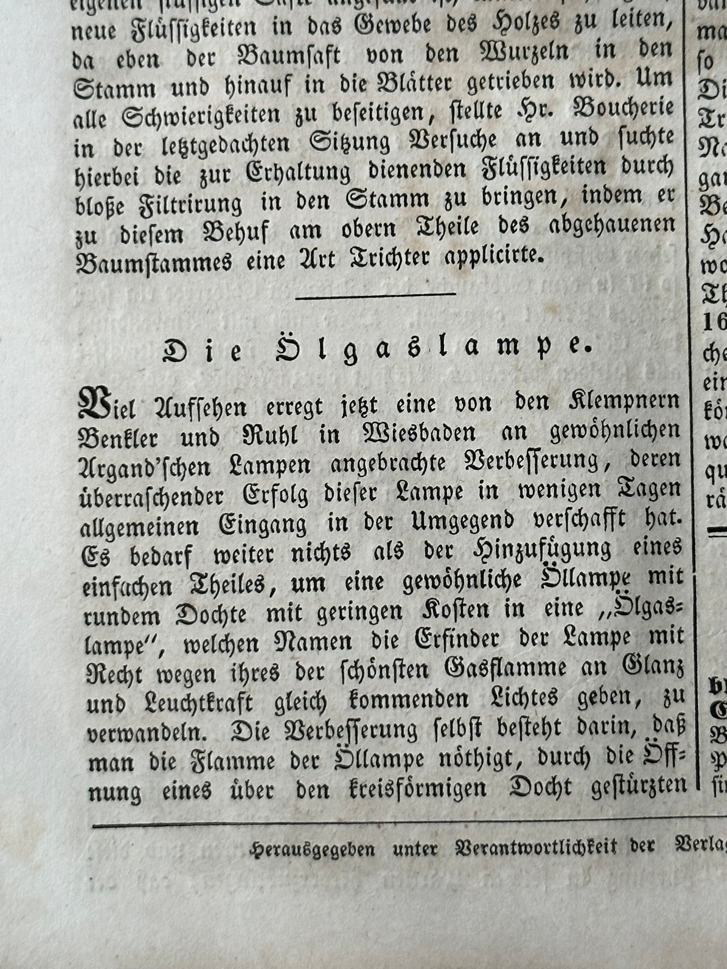 1841 German "Penny" Magazine: Magdeburg Cathedral