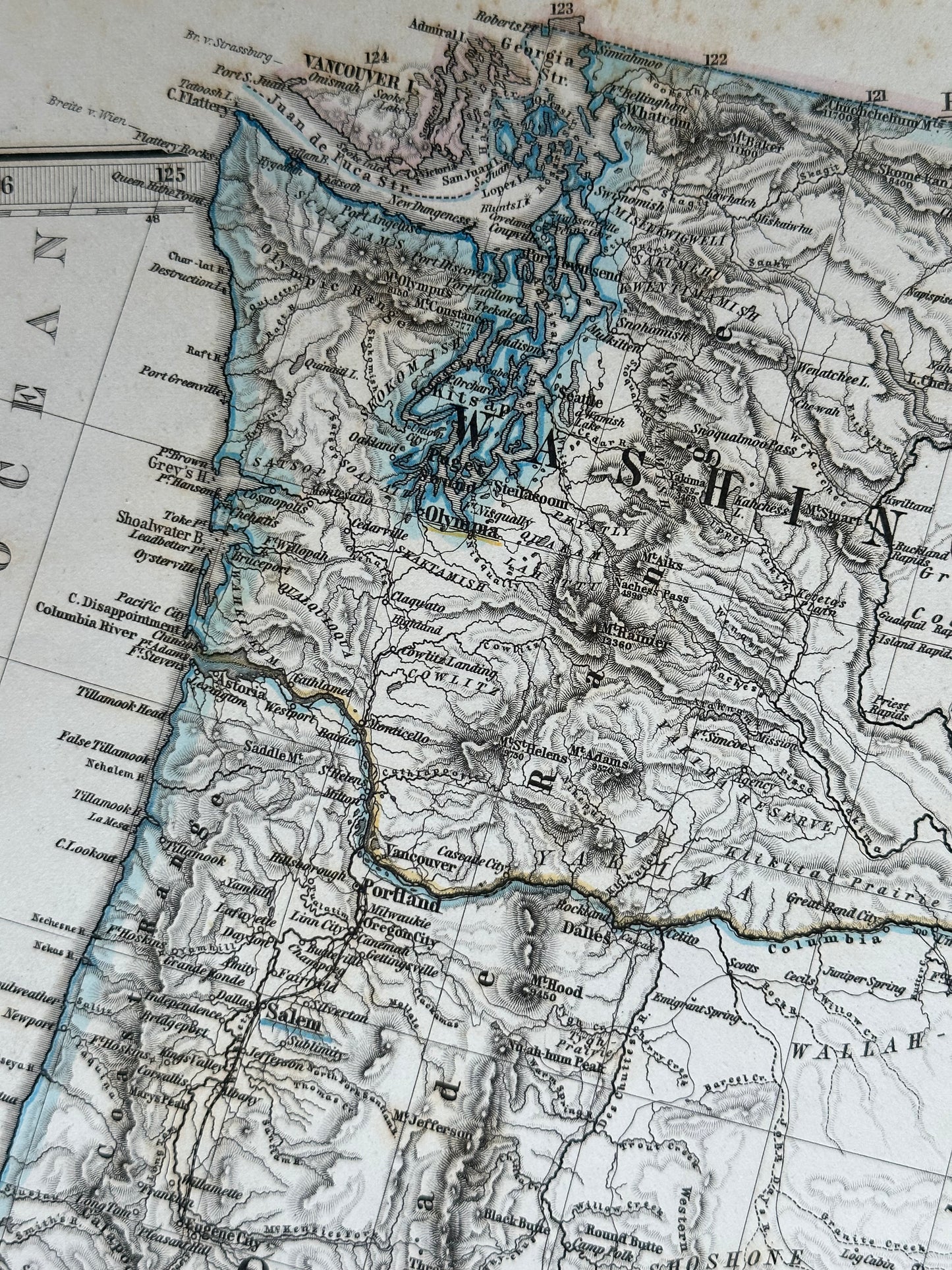 1877 Atlas Map of Western US