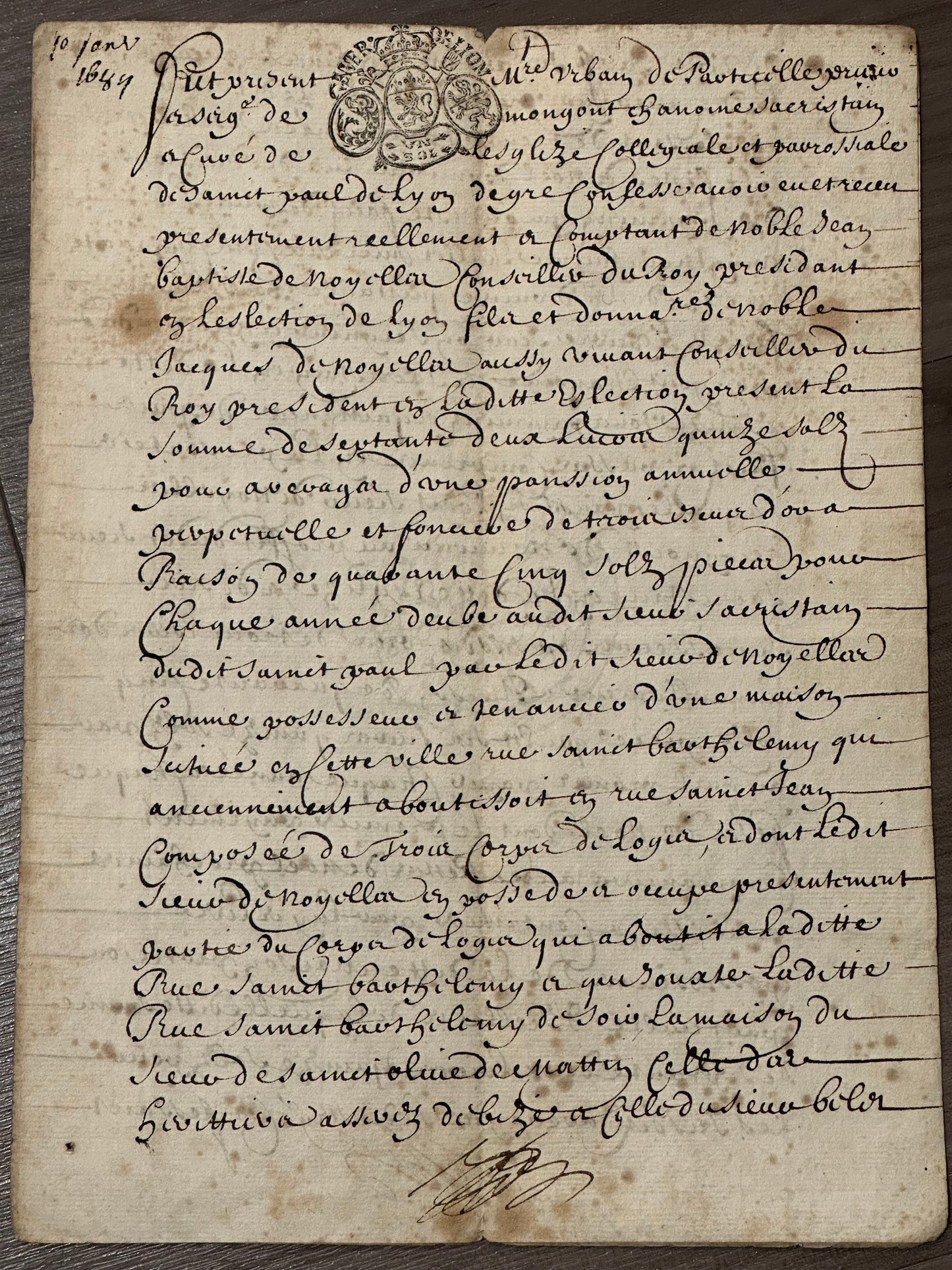 1684 French Manuscript