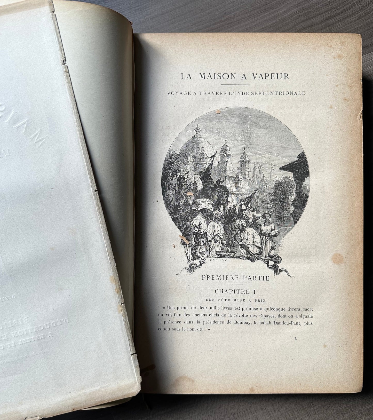 1880 La Maison A Vapor by Jules Verne