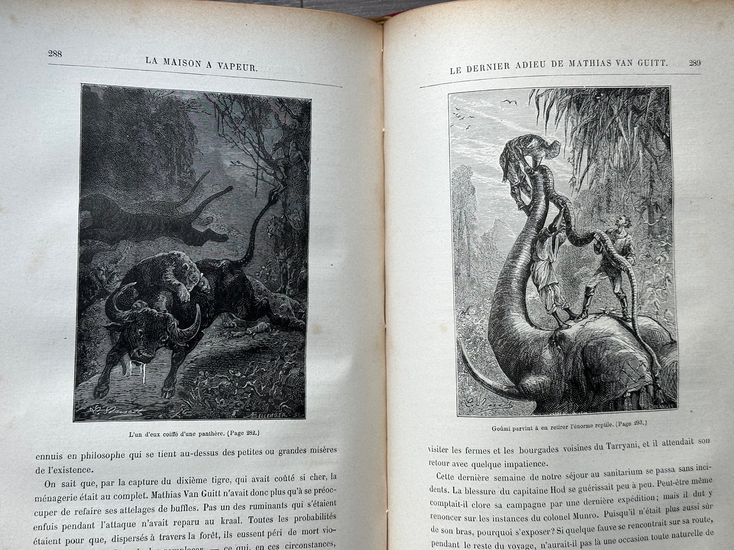 1880 La Maison A Vapor by Jules Verne