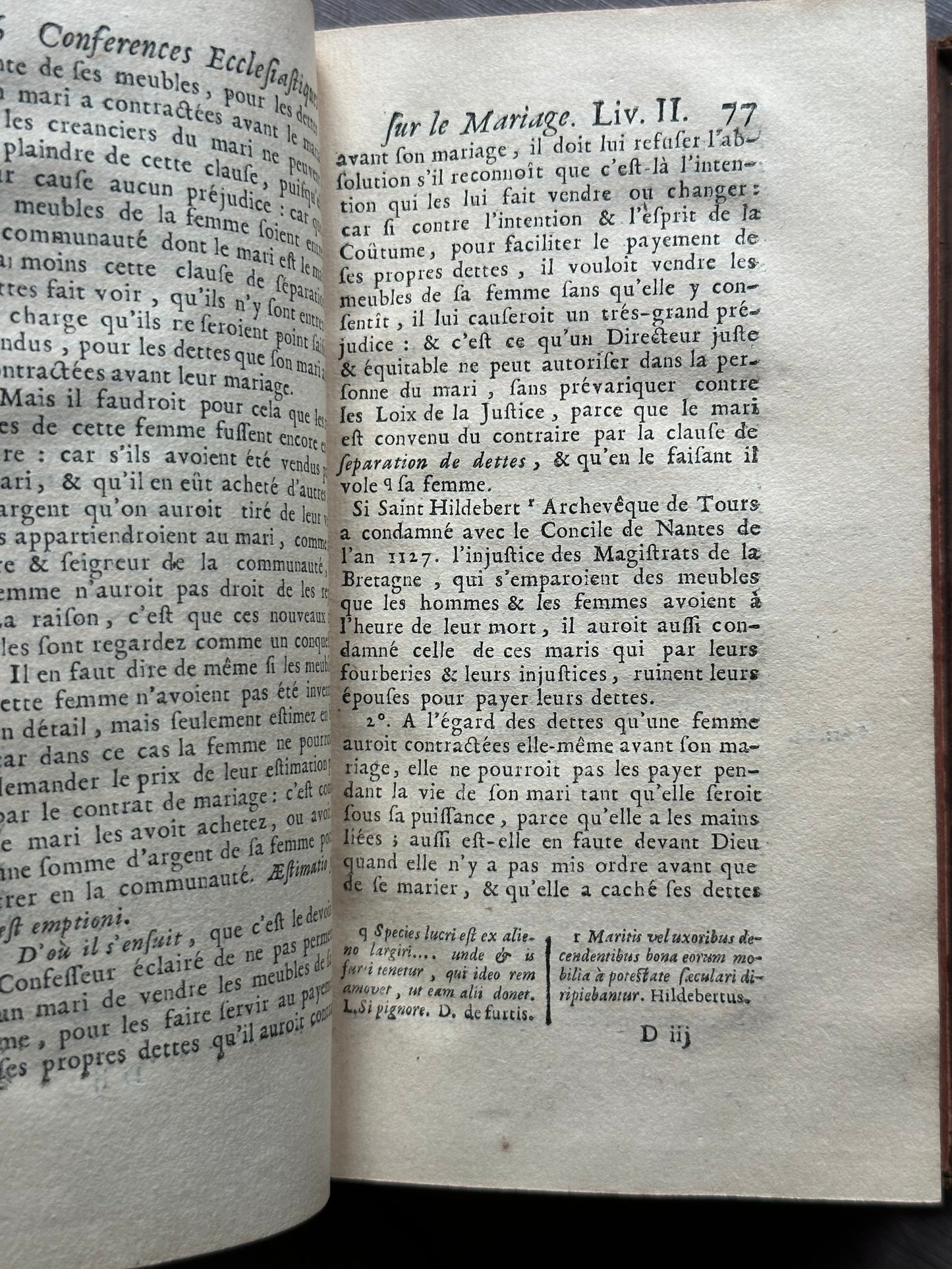 1715 Ecclesiastical Conference of Paris